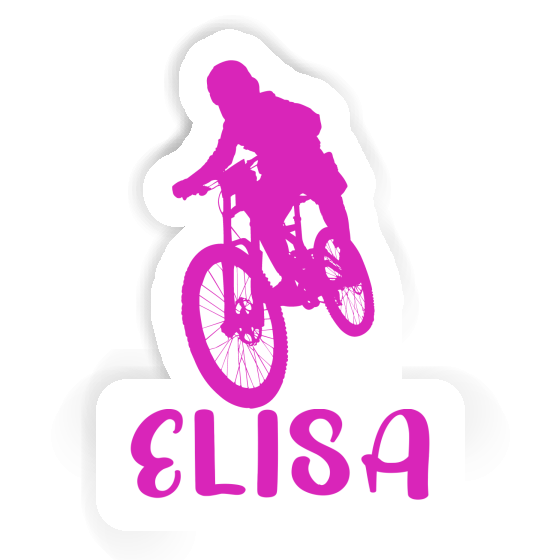 Aufkleber Elisa Freeride Biker Image