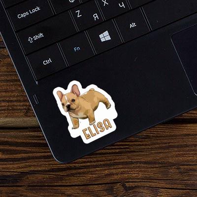 Sticker Elisa Frenchie Notebook Image