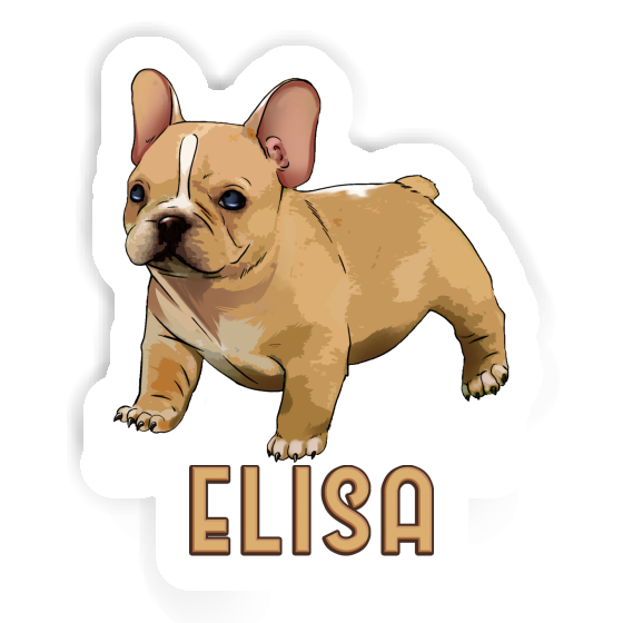 Elisa Aufkleber Bulldogge Image