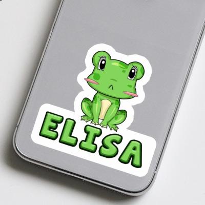 Elisa Aufkleber Frosch Notebook Image