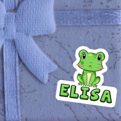 Sticker Elisa Frog Notebook Image