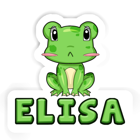 Sticker Elisa Frog Notebook Image