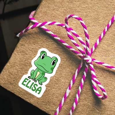 Sticker Elisa Frog Gift package Image