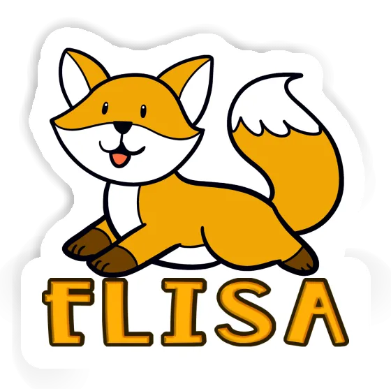 Sticker Fox Elisa Laptop Image