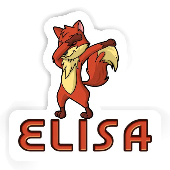 Sticker Elisa Fox Notebook Image