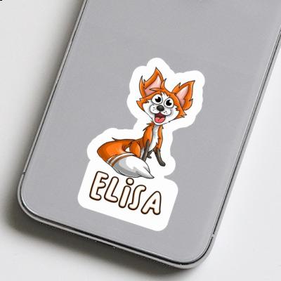 Elisa Sticker Fox Laptop Image