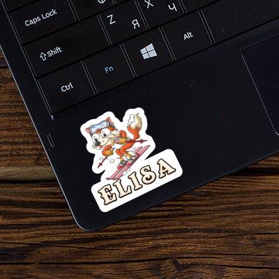 Fox Sticker Elisa Laptop Image