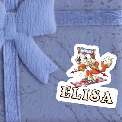 Sticker Elisa Skifahrer Notebook Image