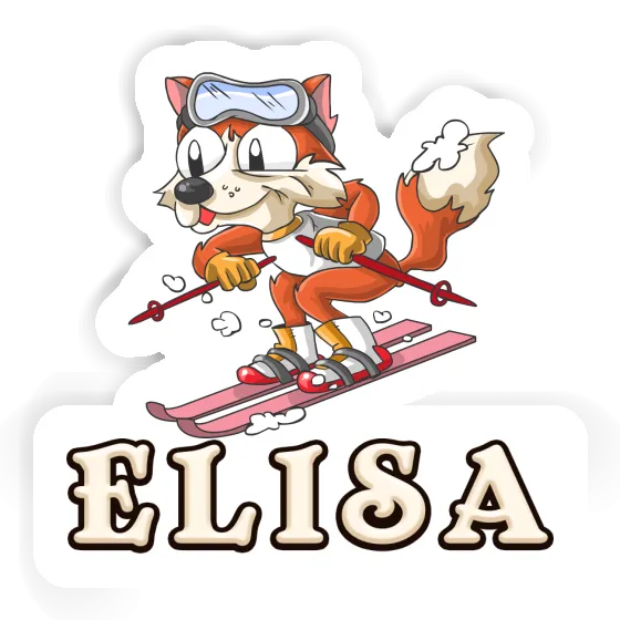 Fox Sticker Elisa Notebook Image