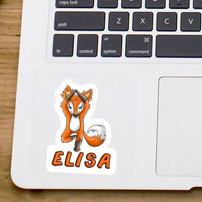 Sticker Yoga Fox Elisa Gift package Image