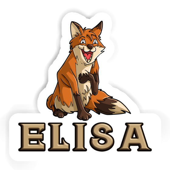 Aufkleber Fuchs Elisa Image