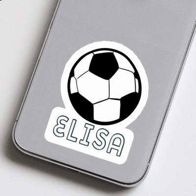 Ballon de foot Autocollant Elisa Laptop Image