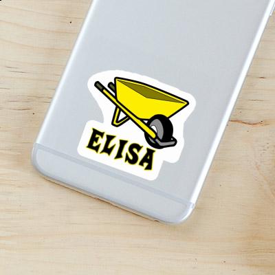 Wheelbarrow Sticker Elisa Laptop Image