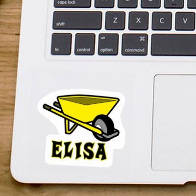 Wheelbarrow Sticker Elisa Notebook Image