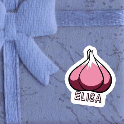 Elisa Sticker Garlic clove Laptop Image