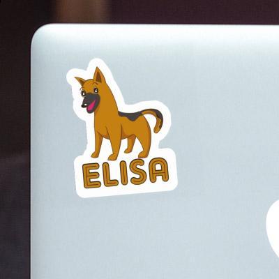 Sticker Elisa German Shepherd Gift package Image