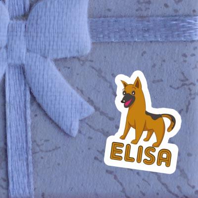 Sticker Elisa German Shepherd Gift package Image