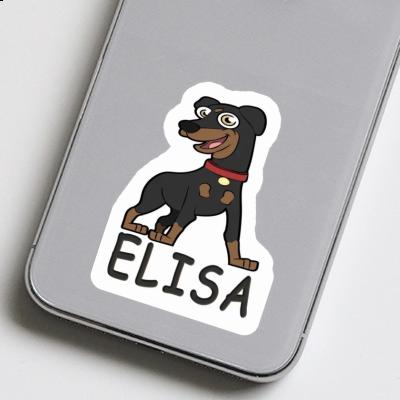 Sticker German Pinscher Elisa Notebook Image