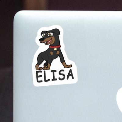 Sticker German Pinscher Elisa Notebook Image