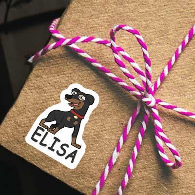 Autocollant Pinscher Elisa Notebook Image