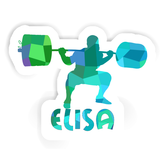 Sticker Elisa Weightlifter Image