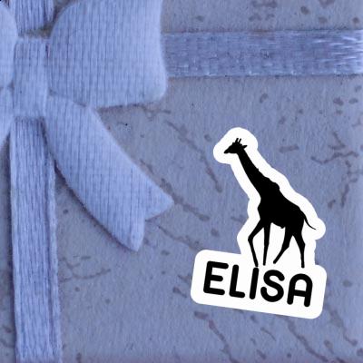 Elisa Autocollant Girafe Image