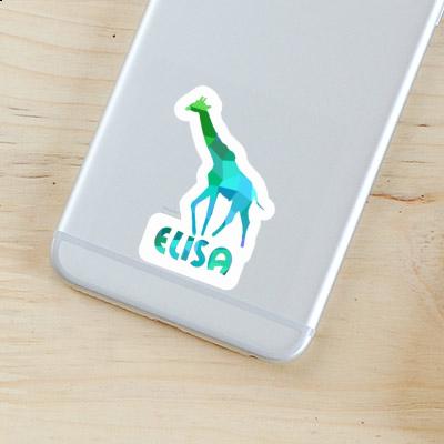 Sticker Giraffe Elisa Notebook Image