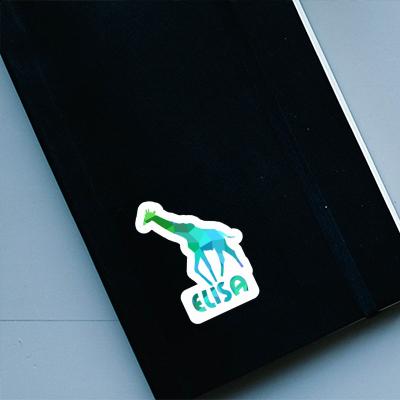 Sticker Giraffe Elisa Notebook Image