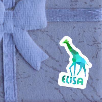 Sticker Giraffe Elisa Image