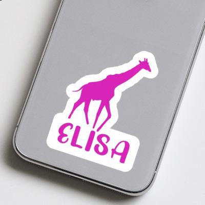 Girafe Autocollant Elisa Notebook Image