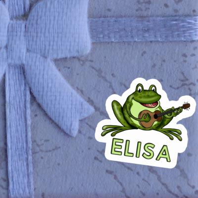 Elisa Aufkleber Frosch Laptop Image