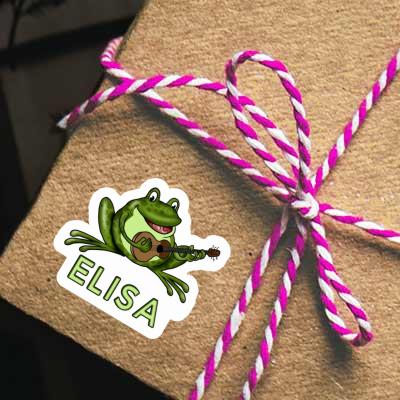 Sticker Elisa Frog Notebook Image