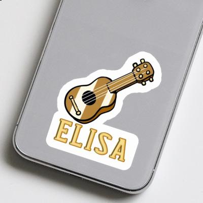 Sticker Guitar Elisa Notebook Image