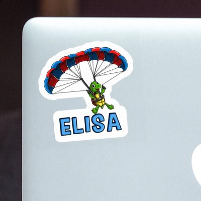 Sticker Paraglider Elisa Notebook Image