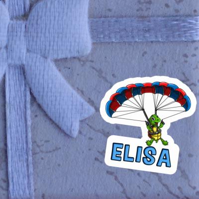 Sticker Paraglider Elisa Notebook Image