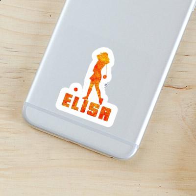 Sticker Elisa Golfer Gift package Image