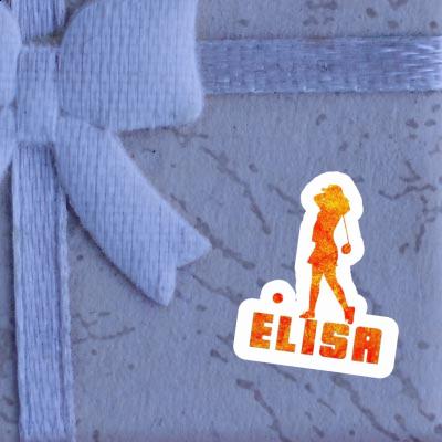 Sticker Elisa Golfer Image