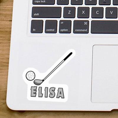 Autocollant Club de golf Elisa Laptop Image