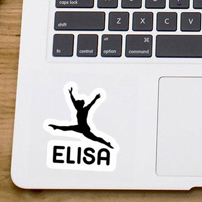 Sticker Gymnastin Elisa Laptop Image