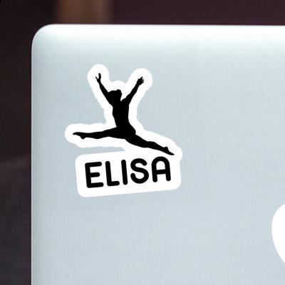 Sticker Elisa Gymnast Notebook Image