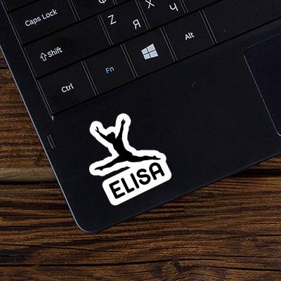 Sticker Elisa Gymnast Laptop Image