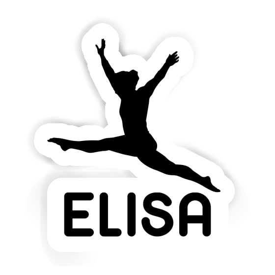 Sticker Gymnastin Elisa Notebook Image