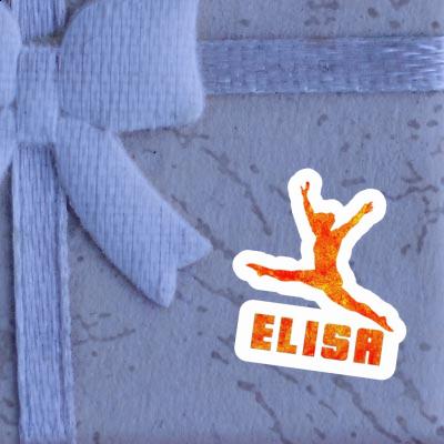 Sticker Gymnast Elisa Laptop Image