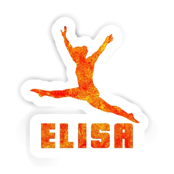 Sticker Gymnast Elisa Notebook Image