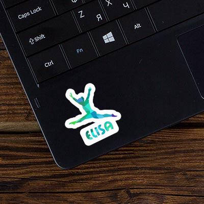 Sticker Elisa Gymnast Laptop Image