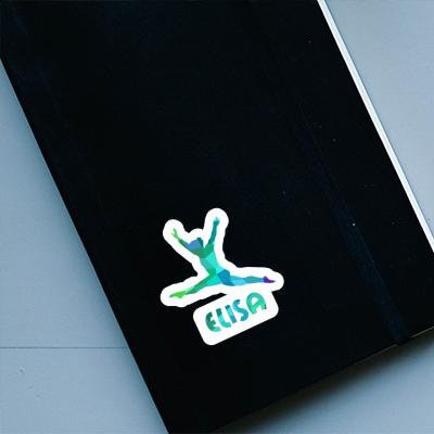 Elisa Sticker Gymnastin Image