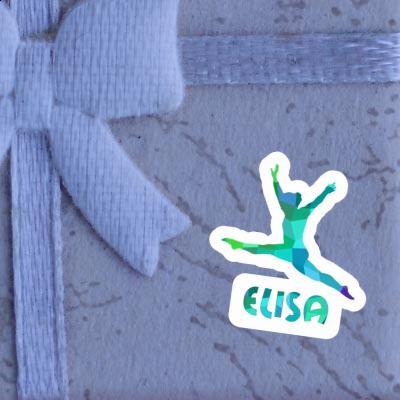 Elisa Sticker Gymnastin Notebook Image