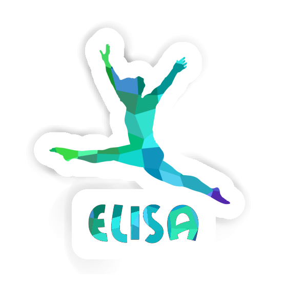 Sticker Elisa Gymnast Laptop Image