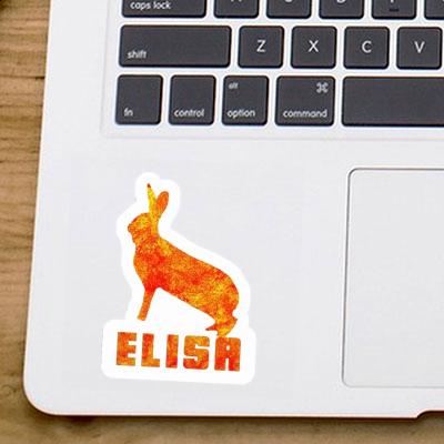 Aufkleber Hase Elisa Laptop Image