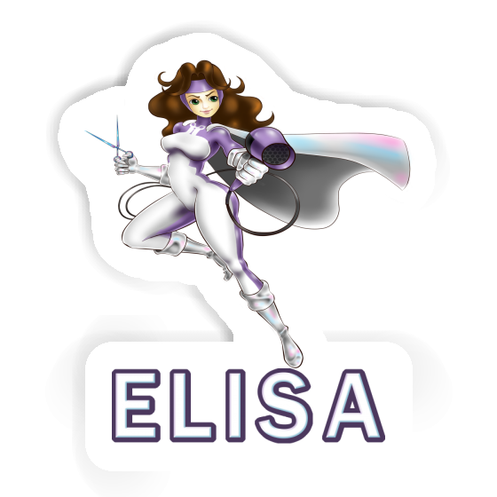 Hairdresser Sticker Elisa Image